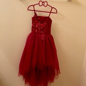 Girls Ooh! La, La! Couture Red Dress